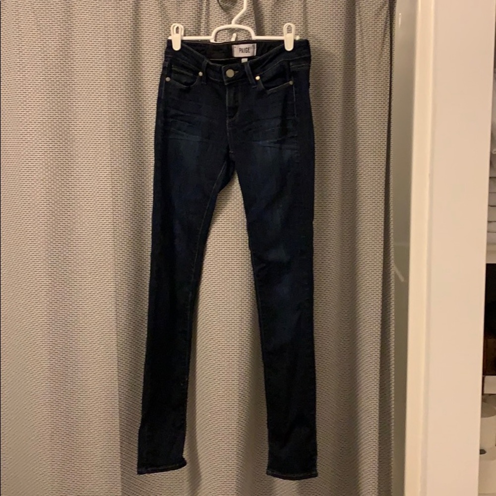 Paige Dark Denim Skinny Jeans
